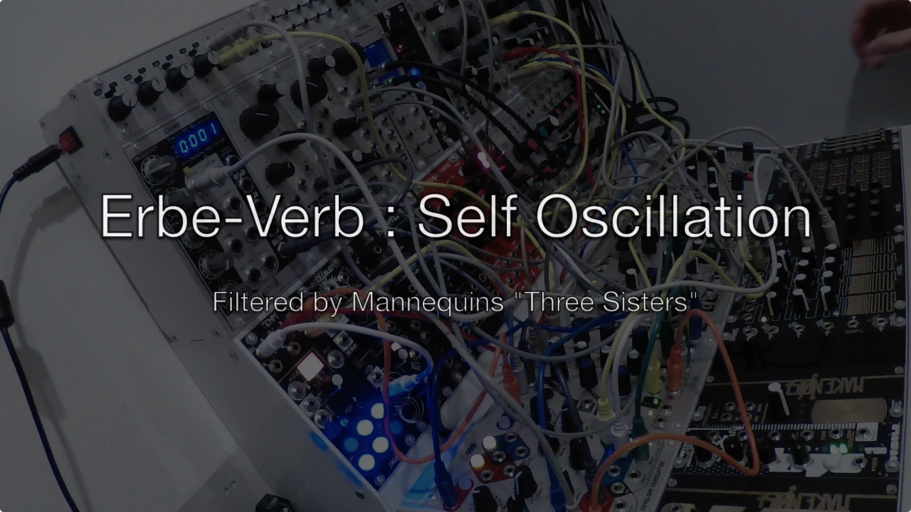 Make Noise ErbeVerb Self Oscillation 記録と再生
